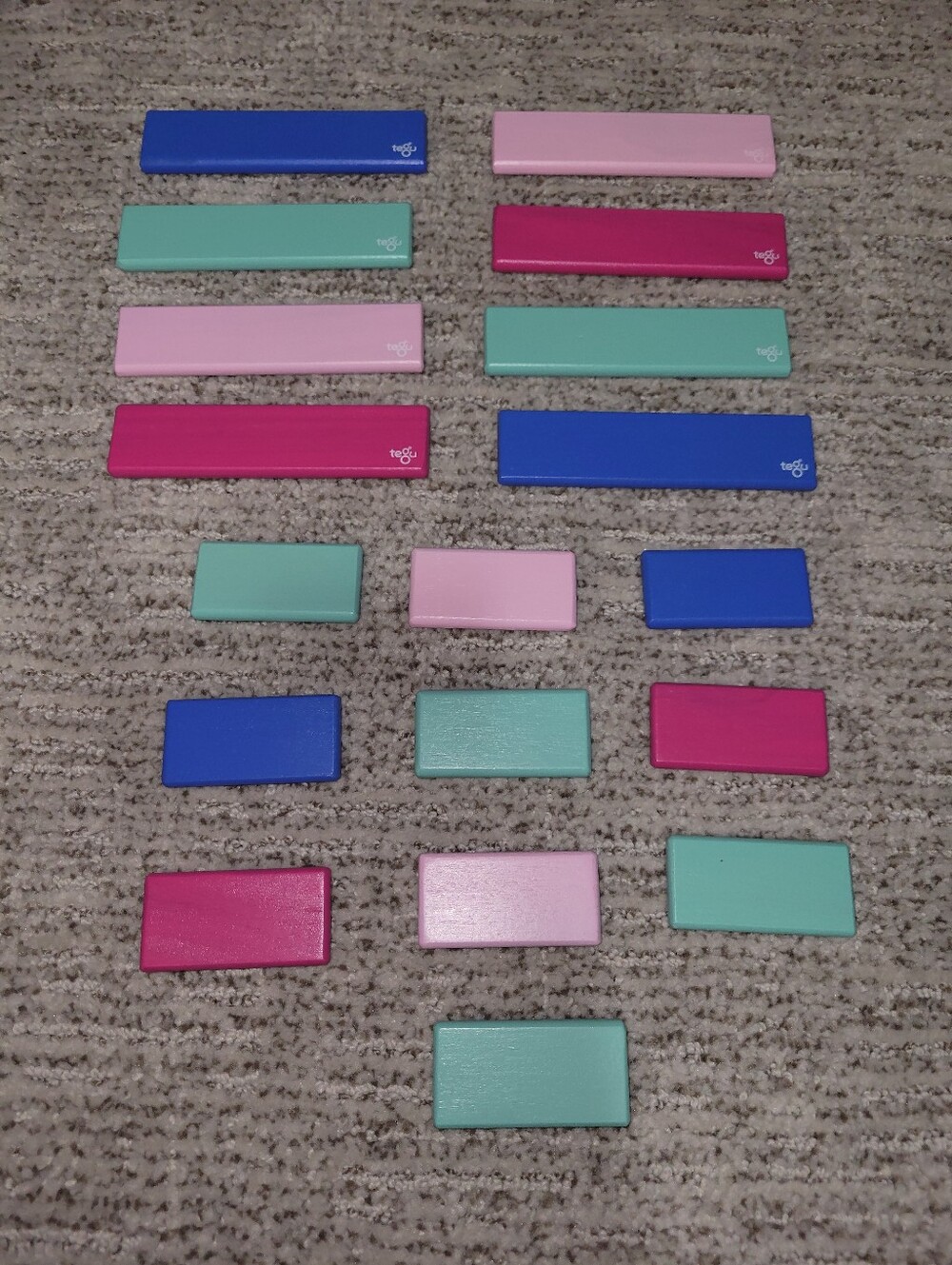 54 Piece Tegu Wooden Magnetic Blocks - New - Picture 5 of 5